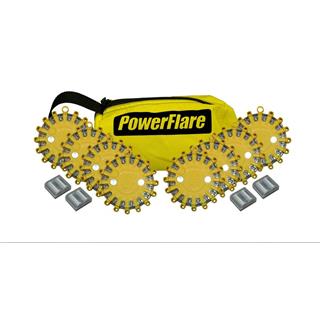 Powerflare Safety Light Bag Bag til 8stk (gul farge)